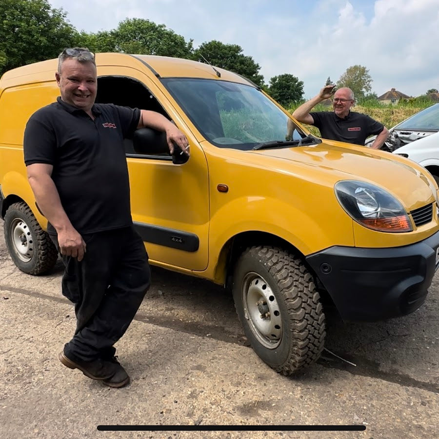 6D Diesels Team with Yellow Van